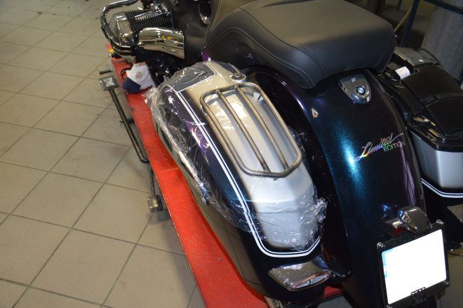 Luggage Rack for saddlebags BMW R18 B – LEFT