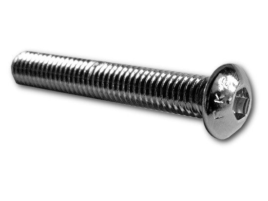 Button Socket Head Screw metric M6 – chrome